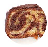 G&acirc;teau marbr&eacute; au chocolat